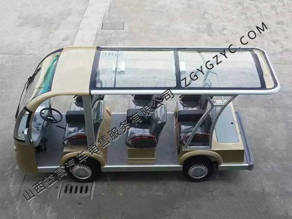 透明车顶观光车