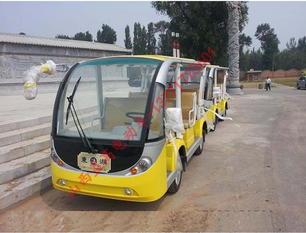 座背靠背观光车